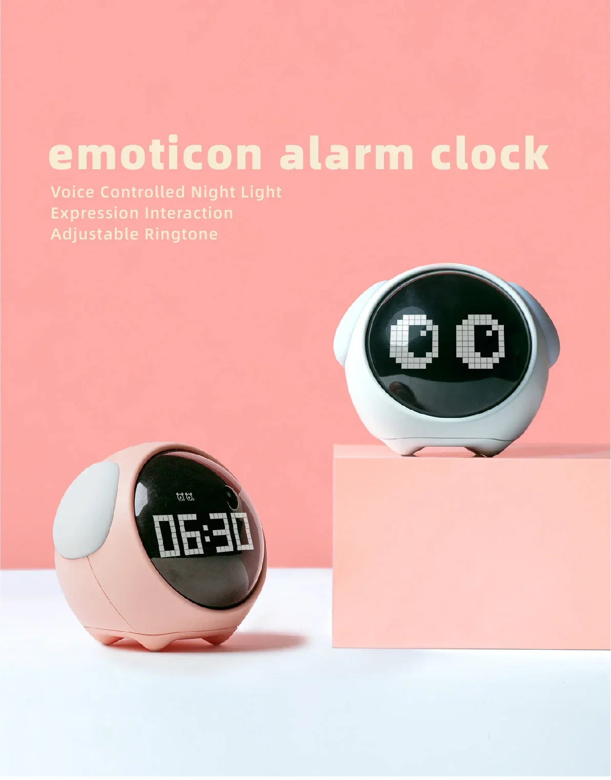 Child Digital Emotion Alarm Clock