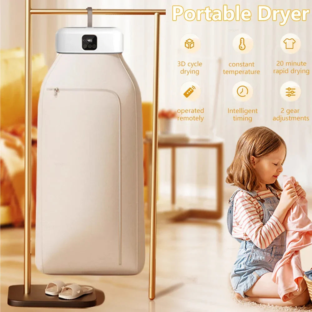 Portable Foldable Electric Clothing Dryer