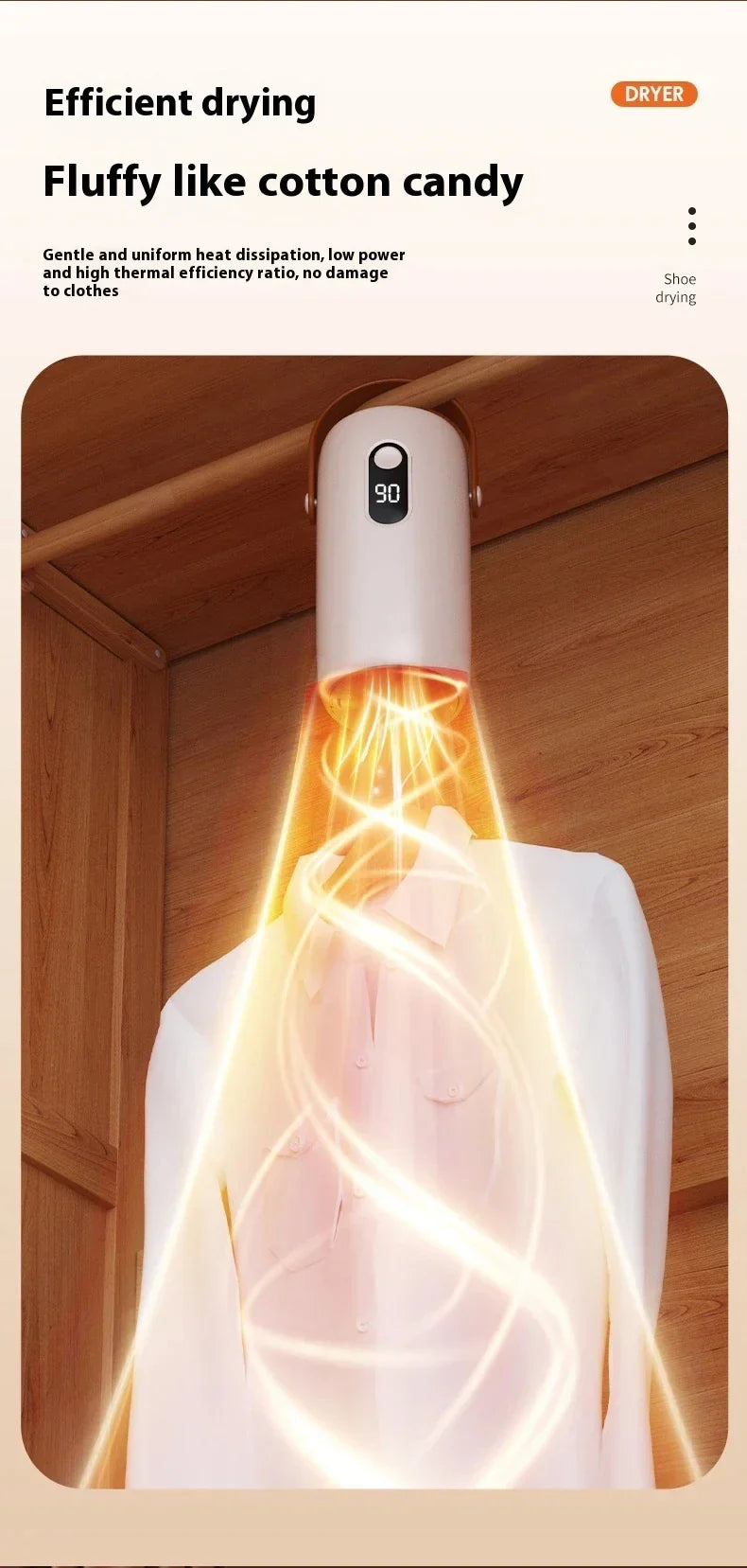 Electric Foldable Clothes Dryer