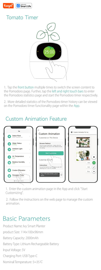 Tuya Ivy Smart Planter