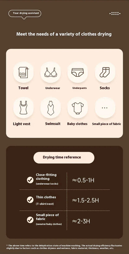 Electric Foldable Clothes Dryer